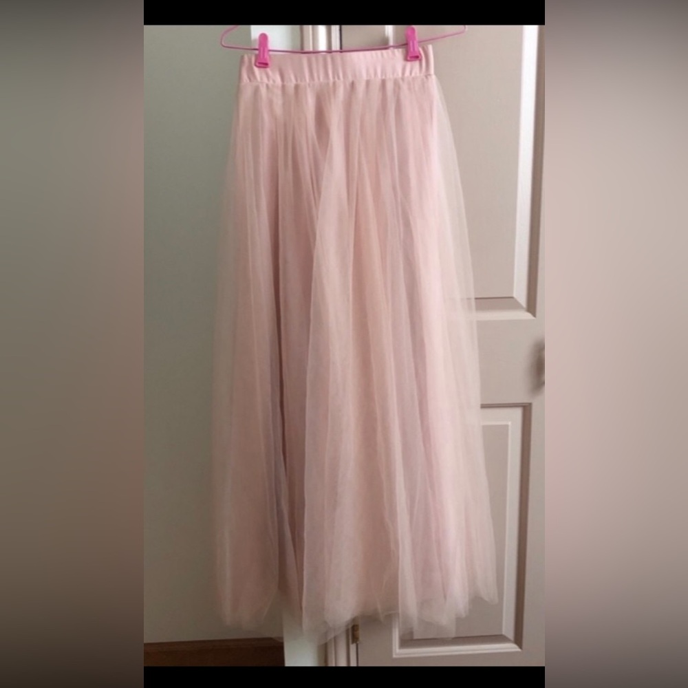 Long Maxi Organza Skirt